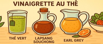 Vinaigrette au thé : 3 recettes originales et parfumées